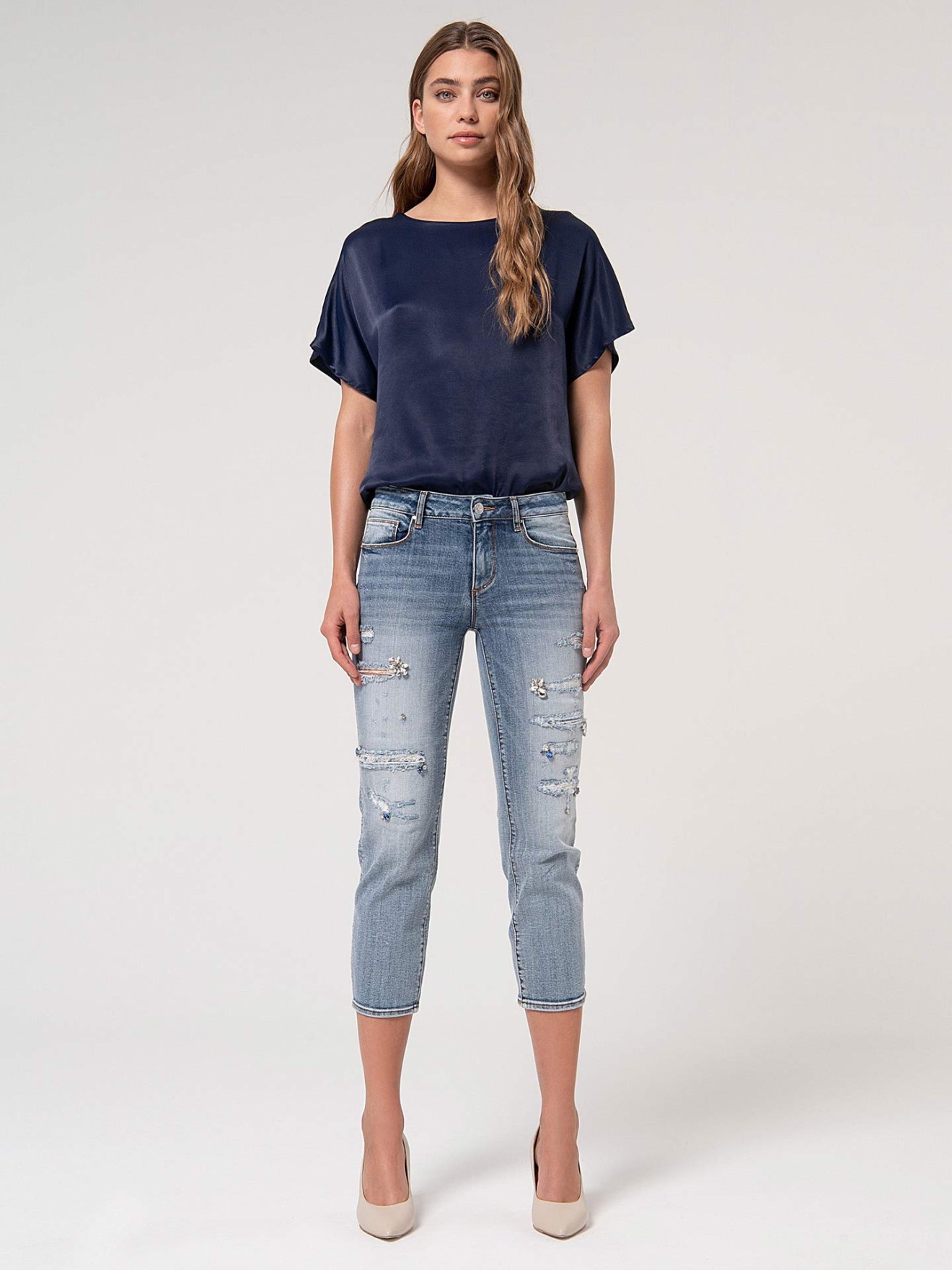 Cal�as de Ganga Cropped Fit