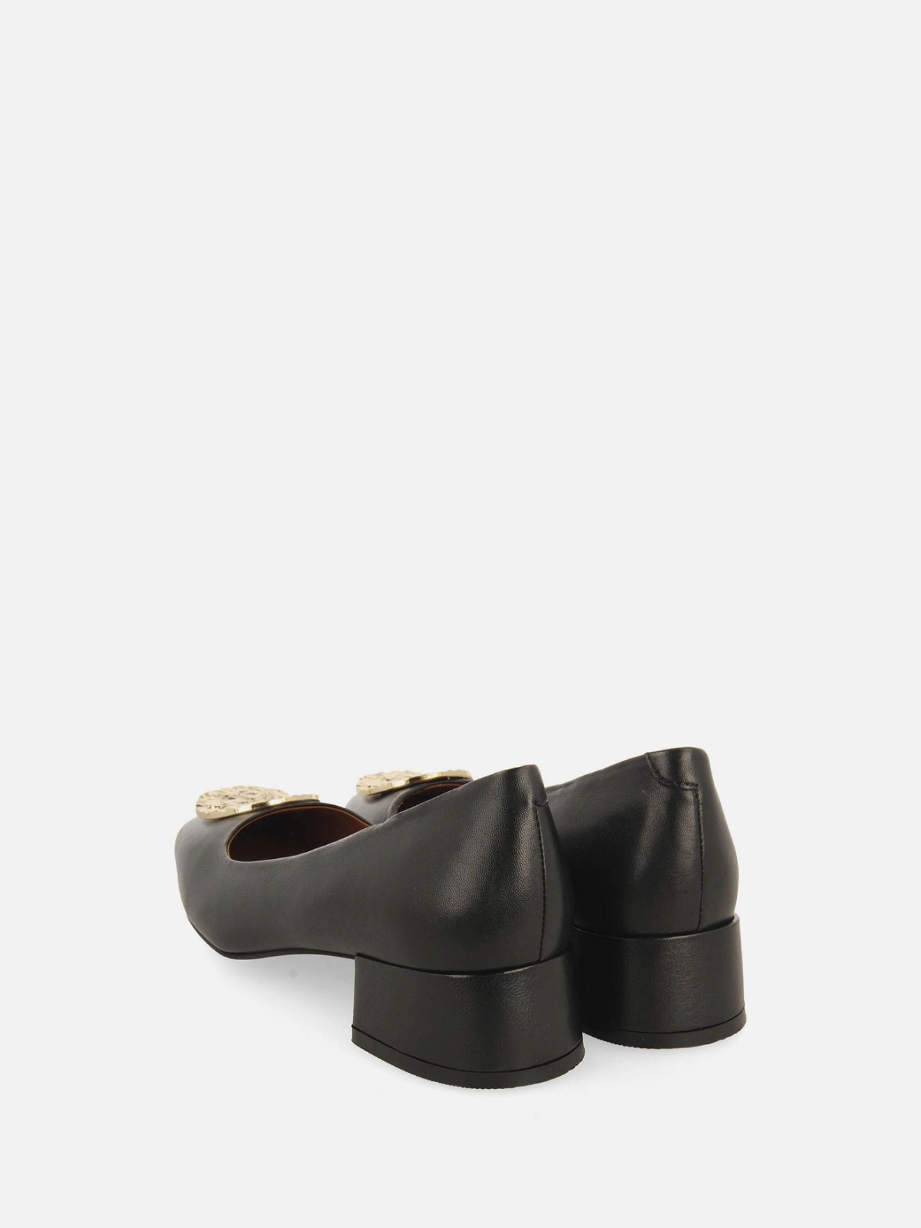 Sapatos de Salto Alto de Pele