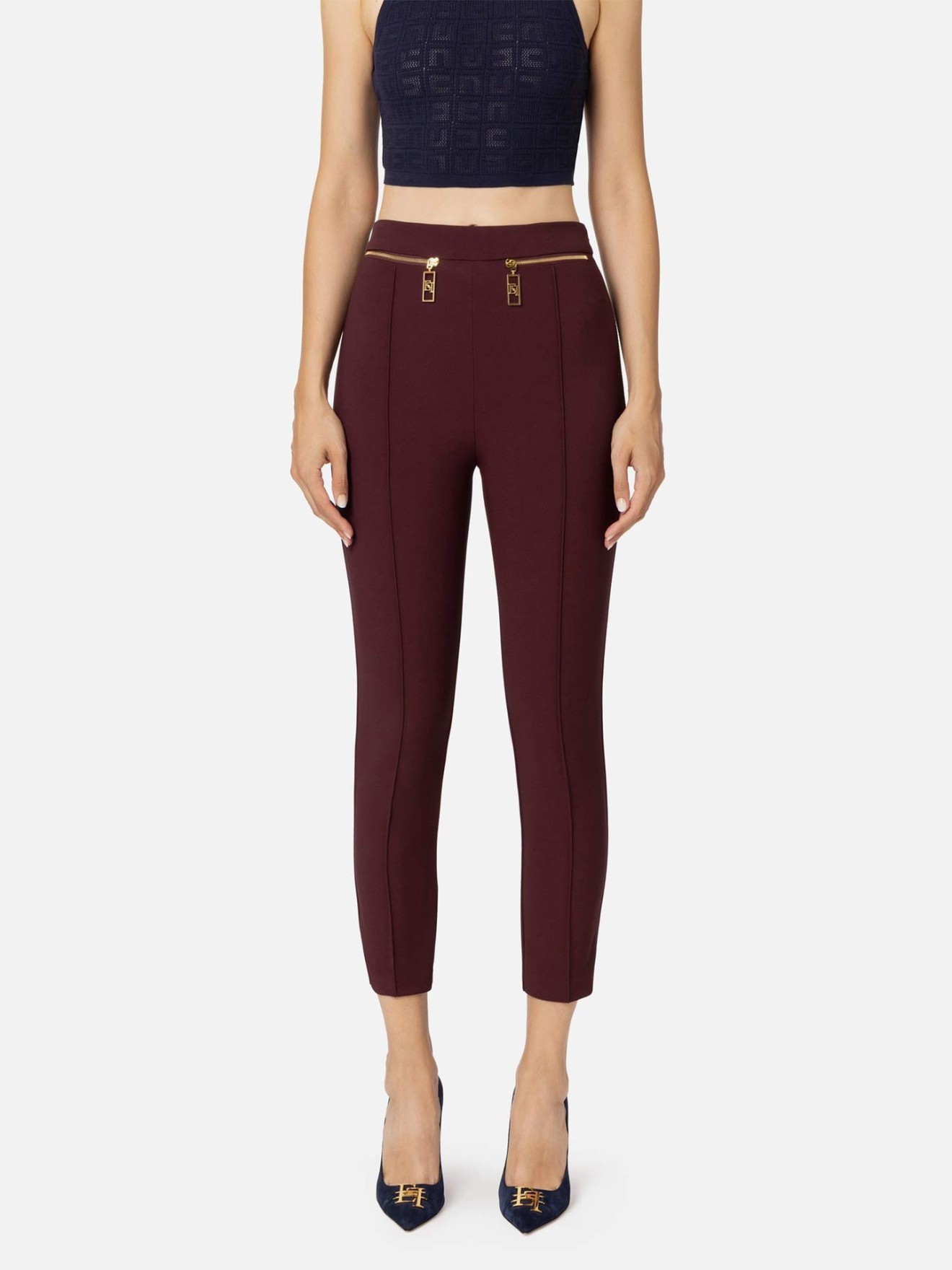 Calças Straight Fit