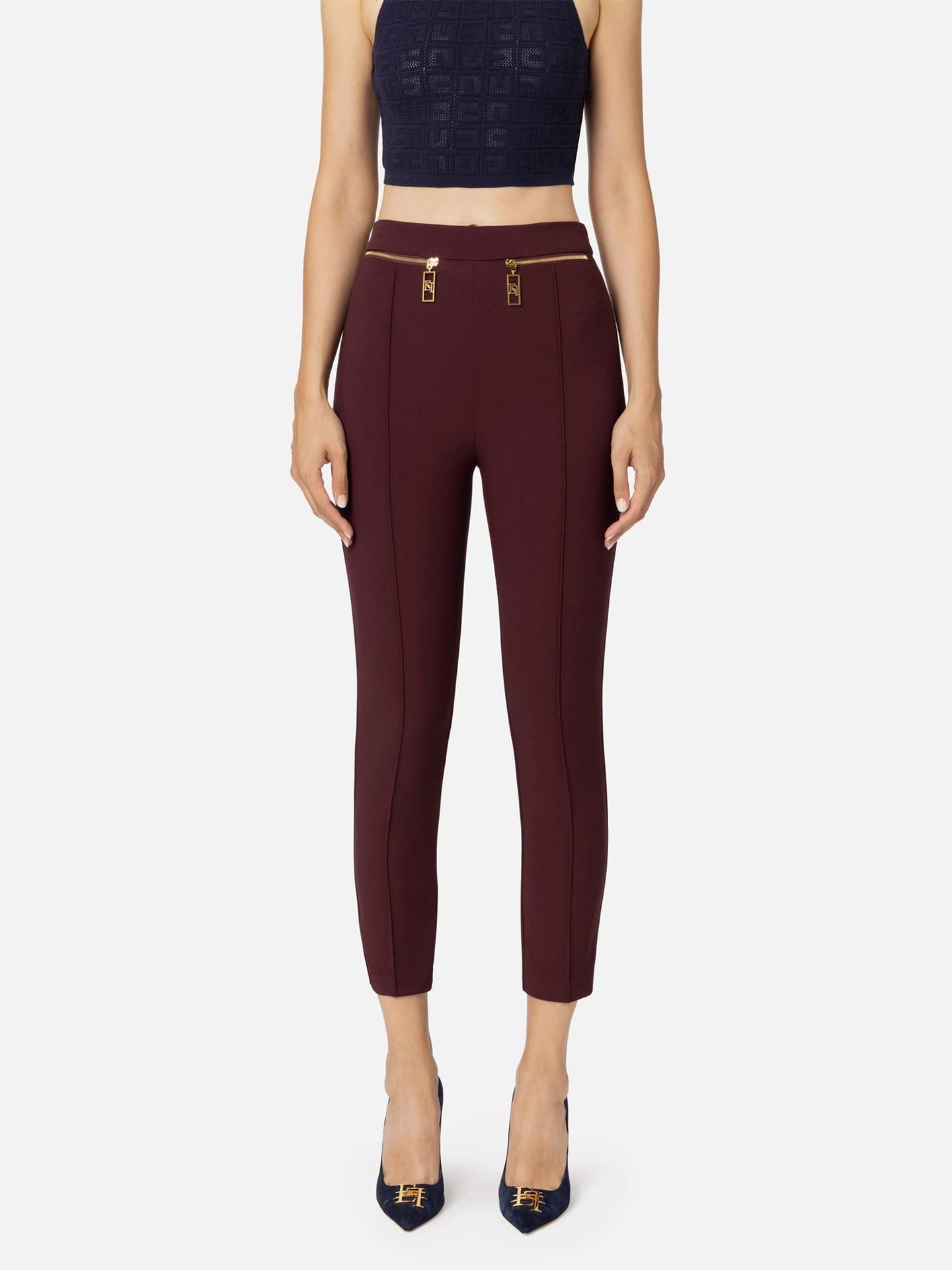 Calças Straight Fit