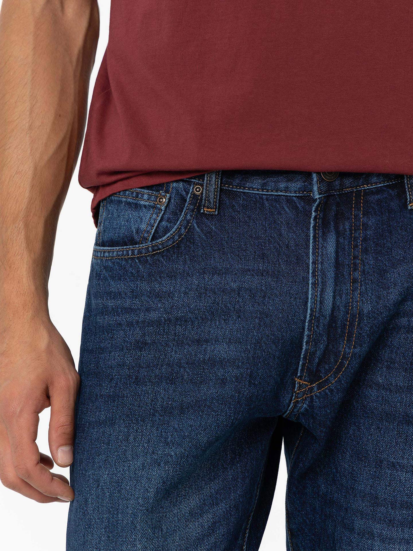 Calças de Ganga Straight Fit