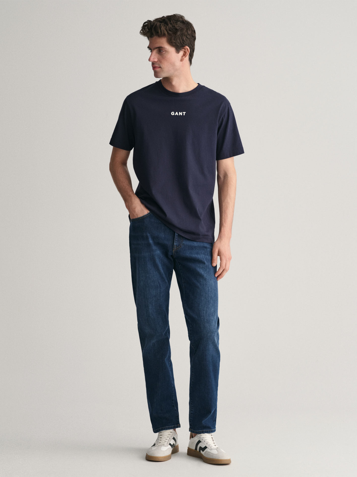 Calças de Ganga Slim Fit