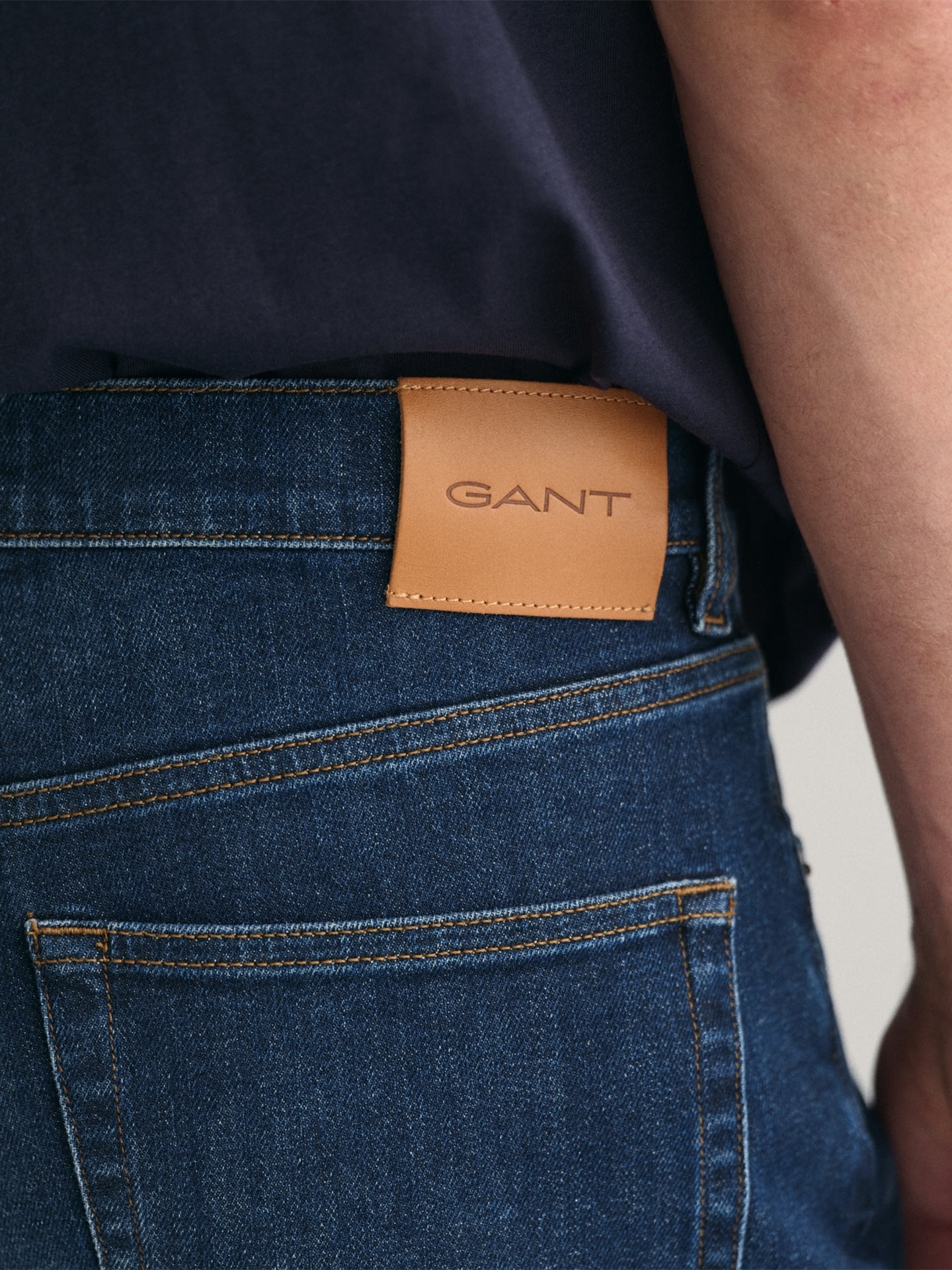 Calças de Ganga Slim Fit