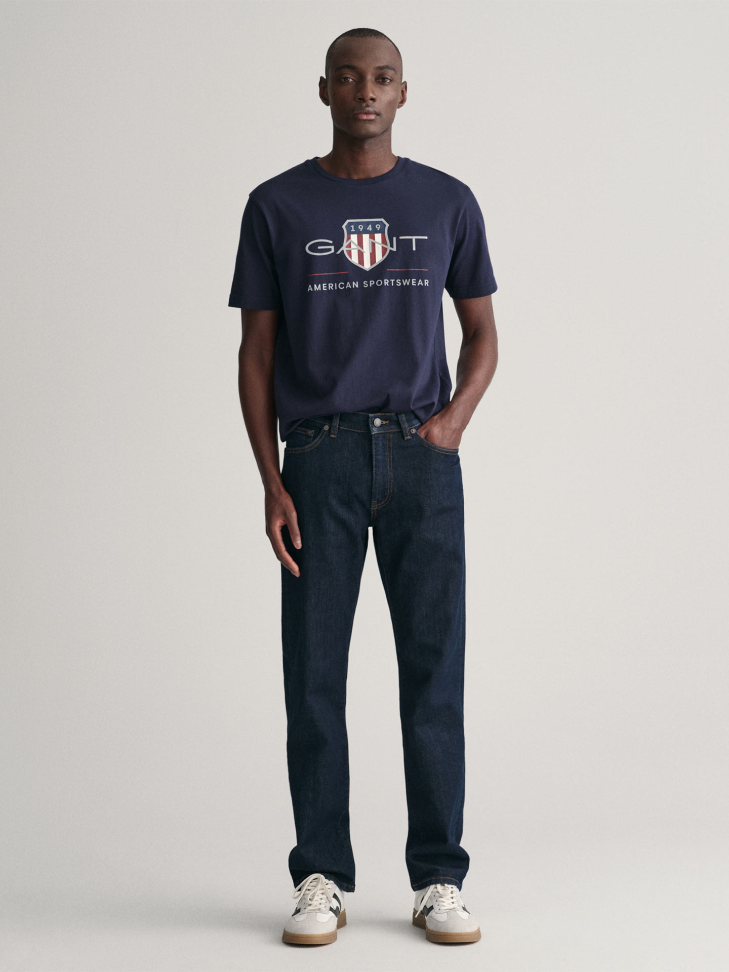 Calças de Ganga Slim Fit