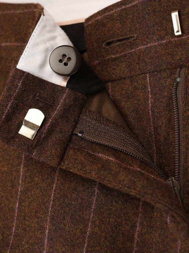 Calças Straight Fit