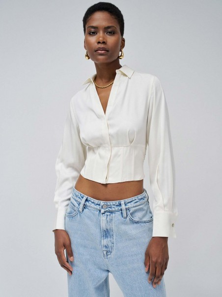 Camisa Cropped Fit