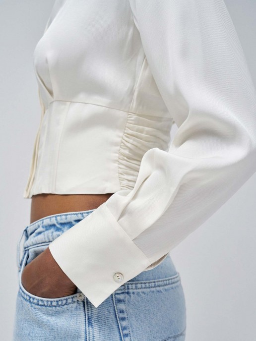 Camisa Cropped Fit