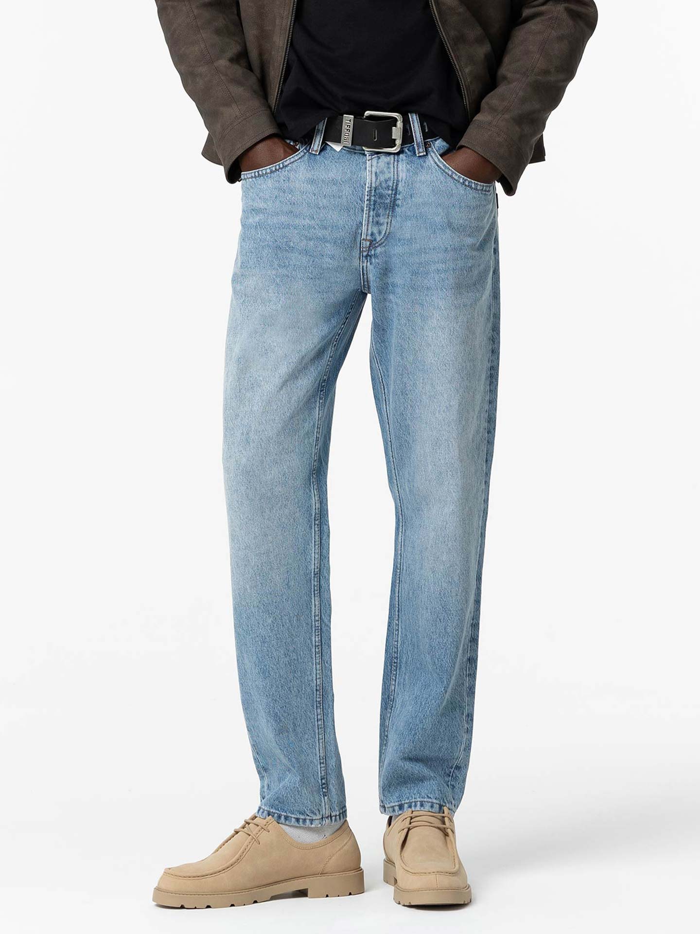 Calças de Ganga Straight Fit