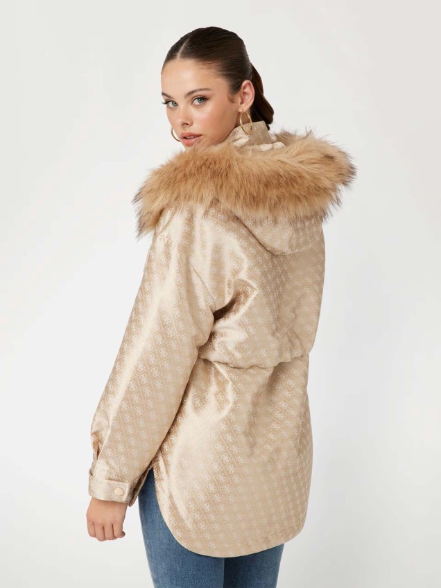 Parka com Padrão