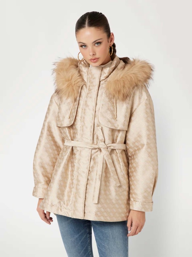 Parka com Padrão