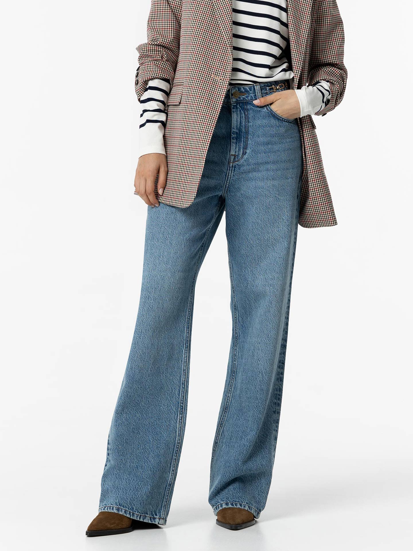 Calças de Ganga Wide Leg