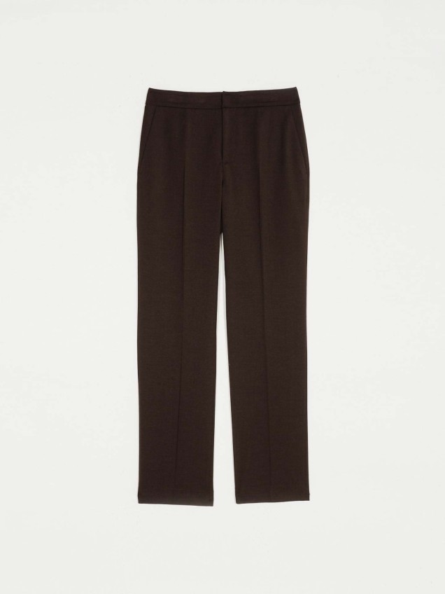 Calças Straight Fit