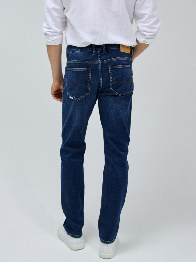 Calças de Ganga Slim Fit