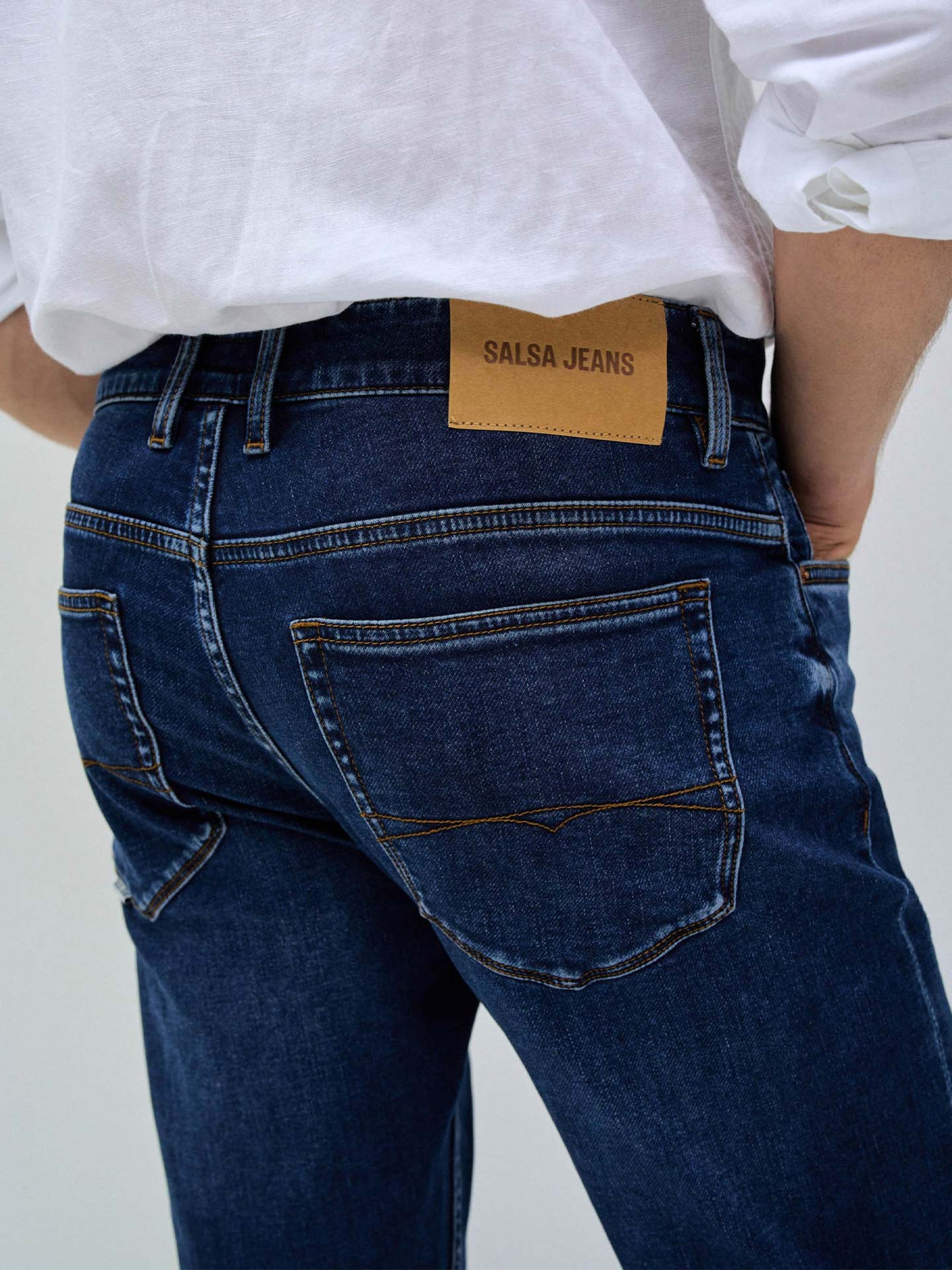 Calças de Ganga Slim Fit