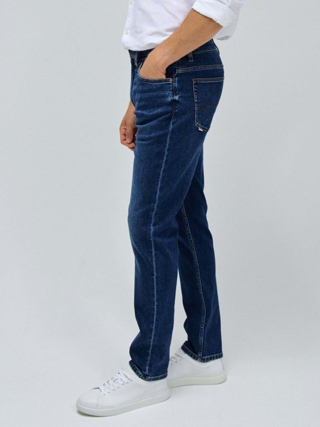 Calças de Ganga Slim Fit