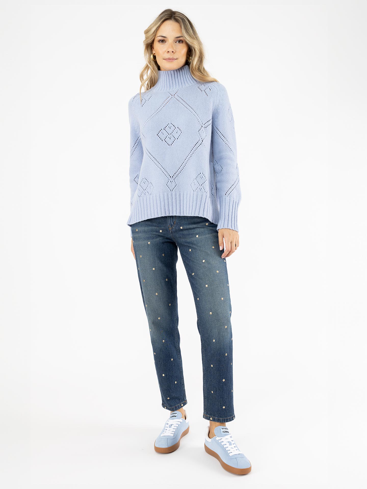 Calças de Ganga Mom Fit