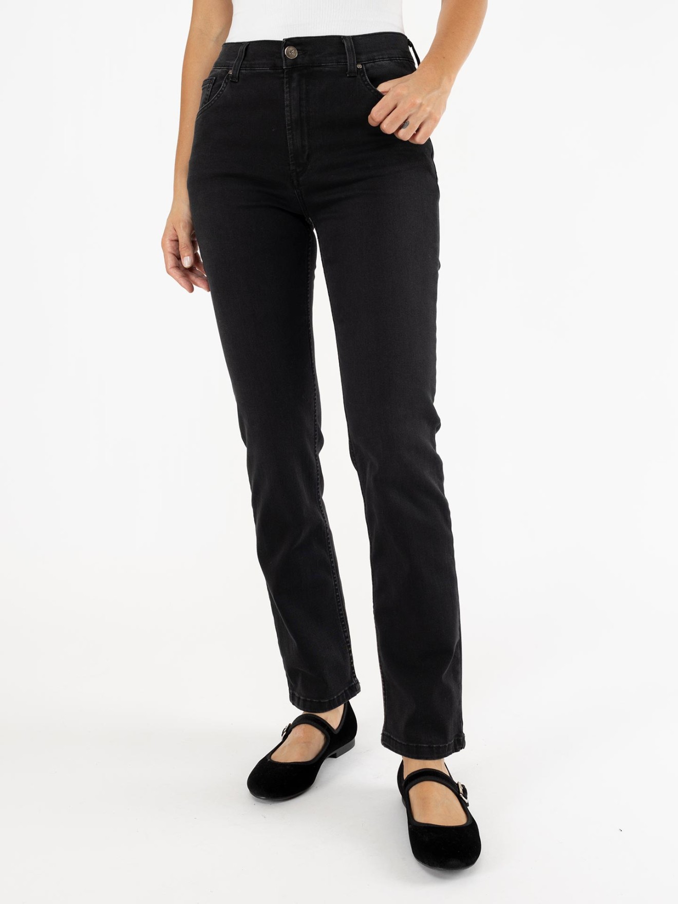 Calças de Ganga Straight Fit