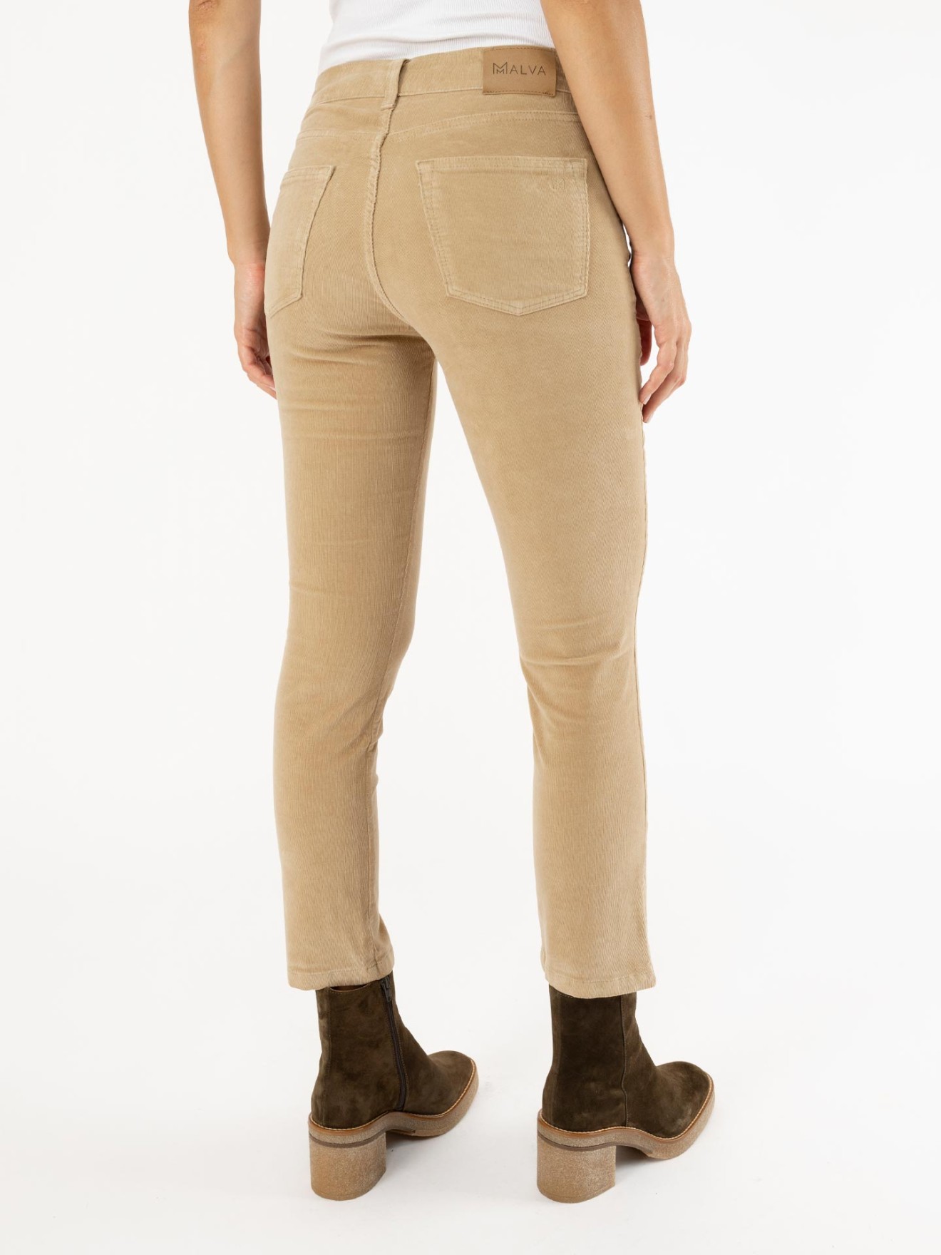 Calças de Bombazine Straight Fit