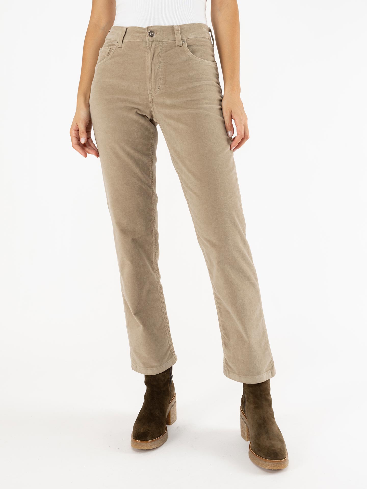 Calças Straight Fit