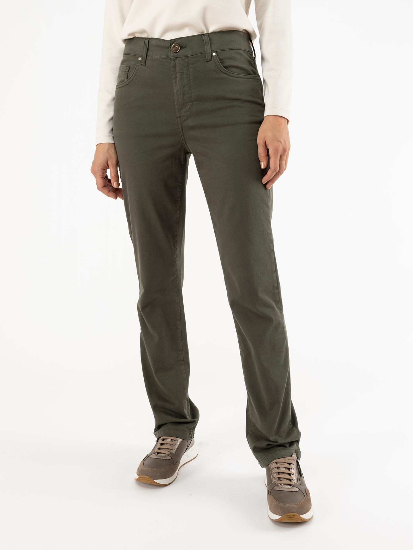 Calças Straight Fit