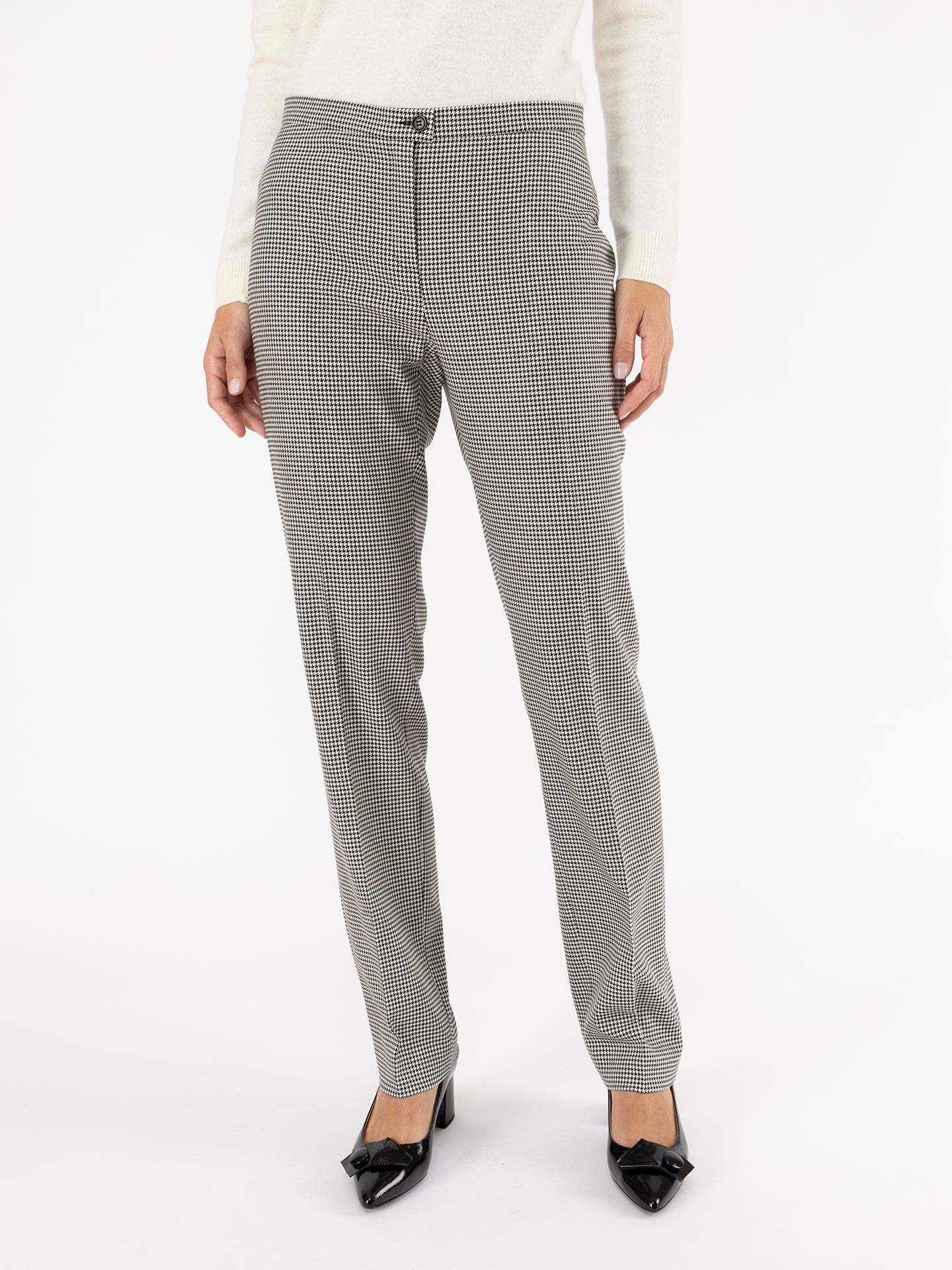 Calças Straight Fit