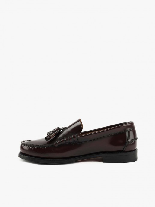 Loafers em Pele