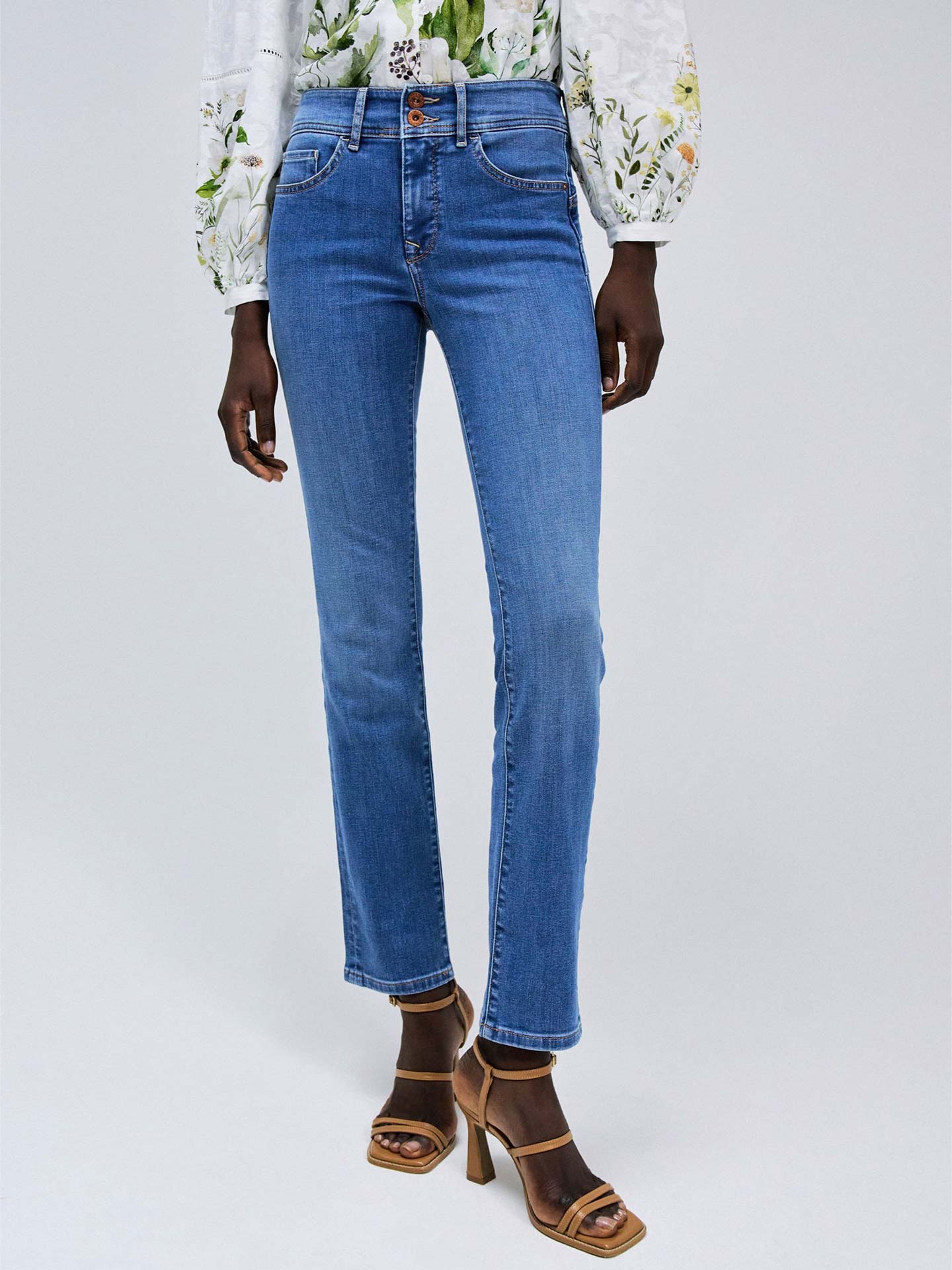 Calças de Ganga Secret Push In Slim Fit