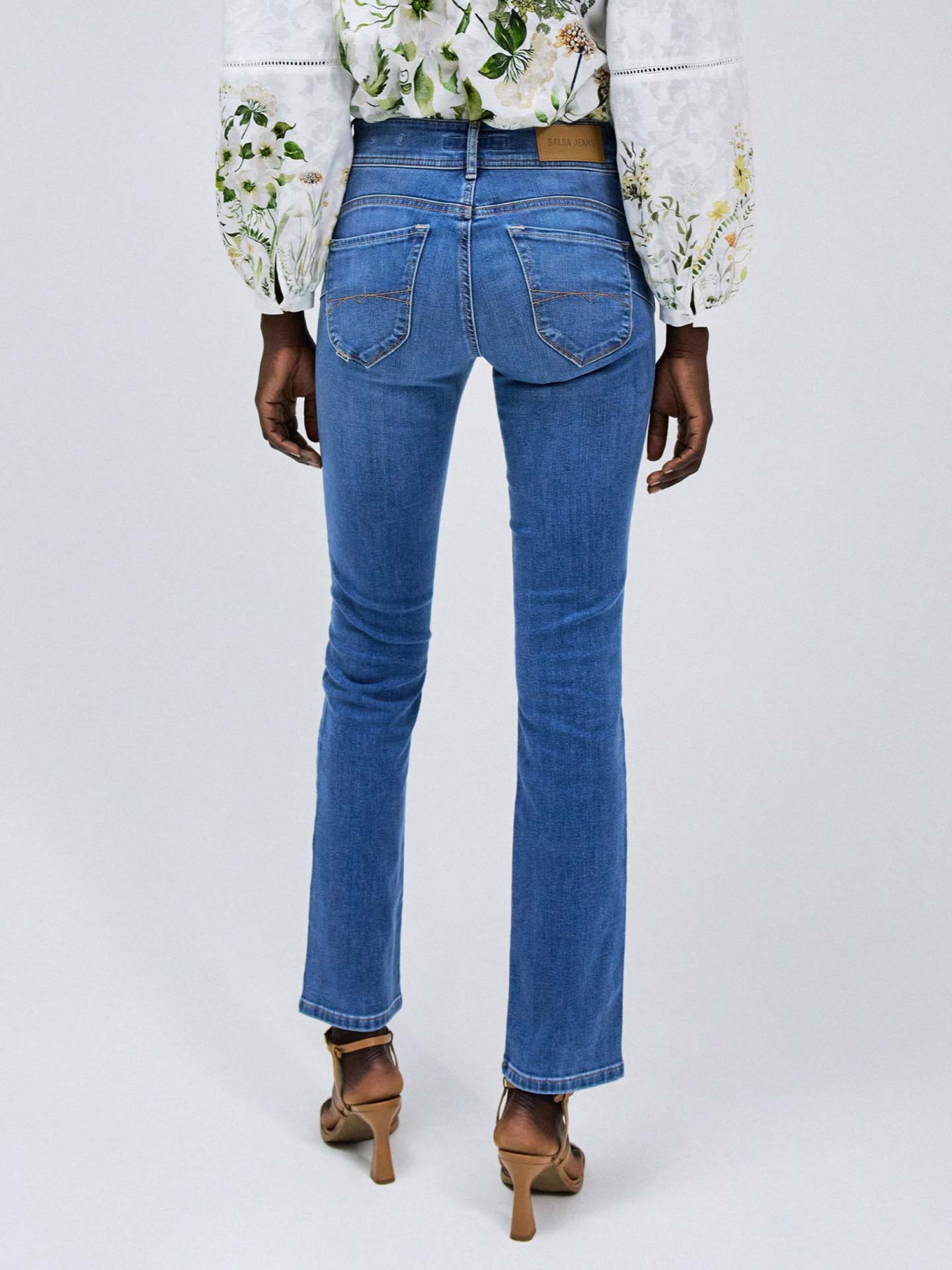 Calças de Ganga Secret Push In Slim Fit
