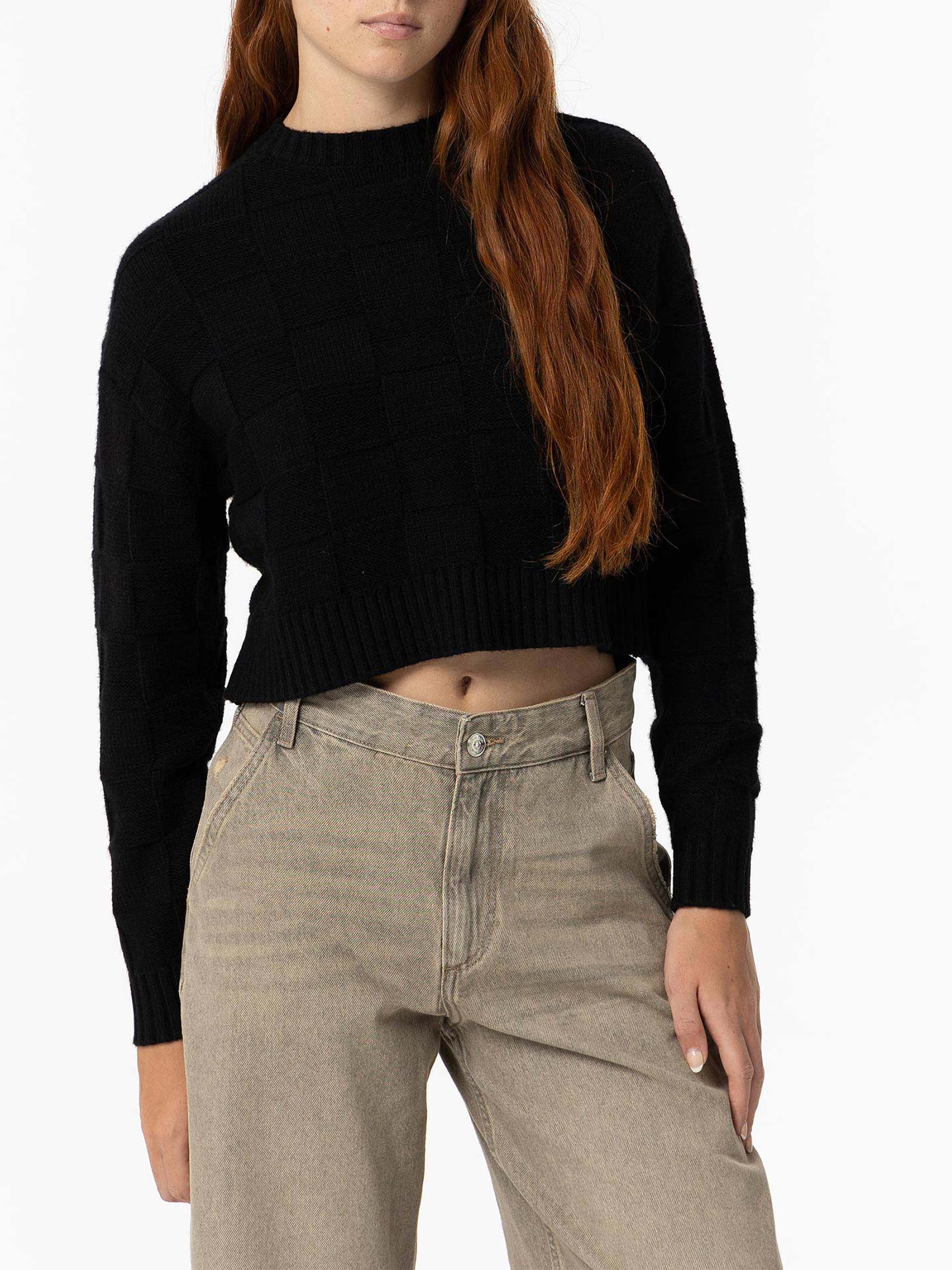 Camisola de Malha Cropped