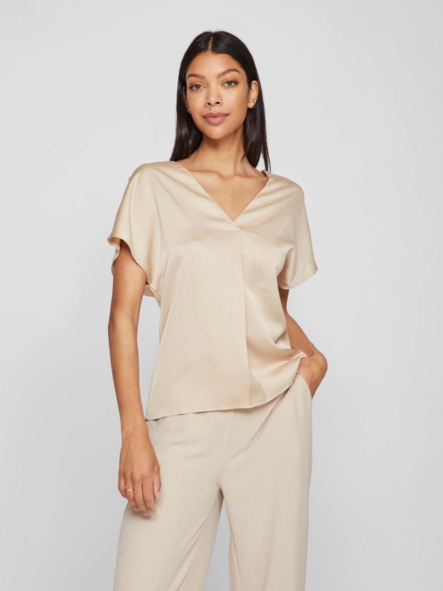 Blusa com Decote em V