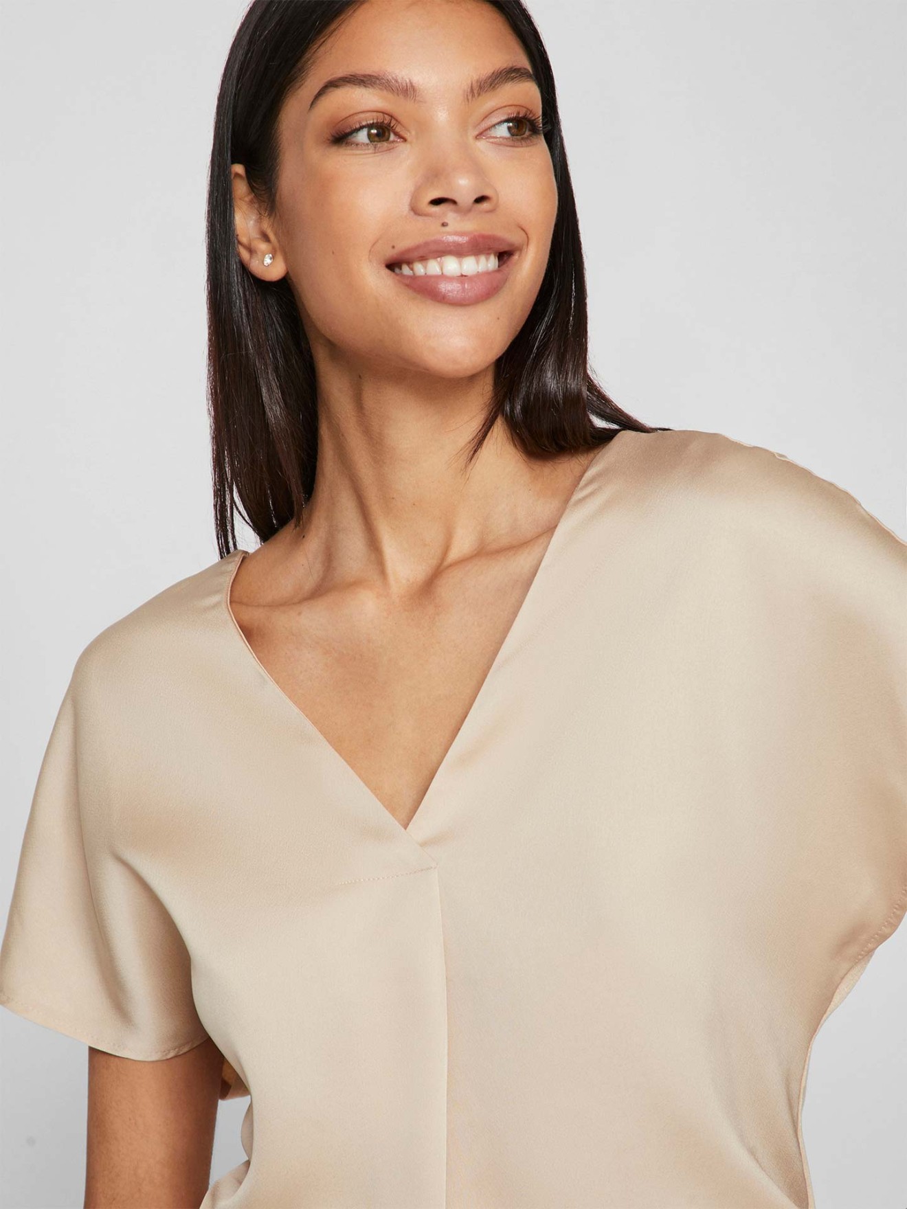 Blusa com Decote em V