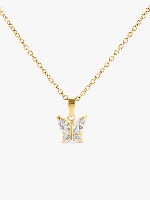 Colar Butterfly Crystal