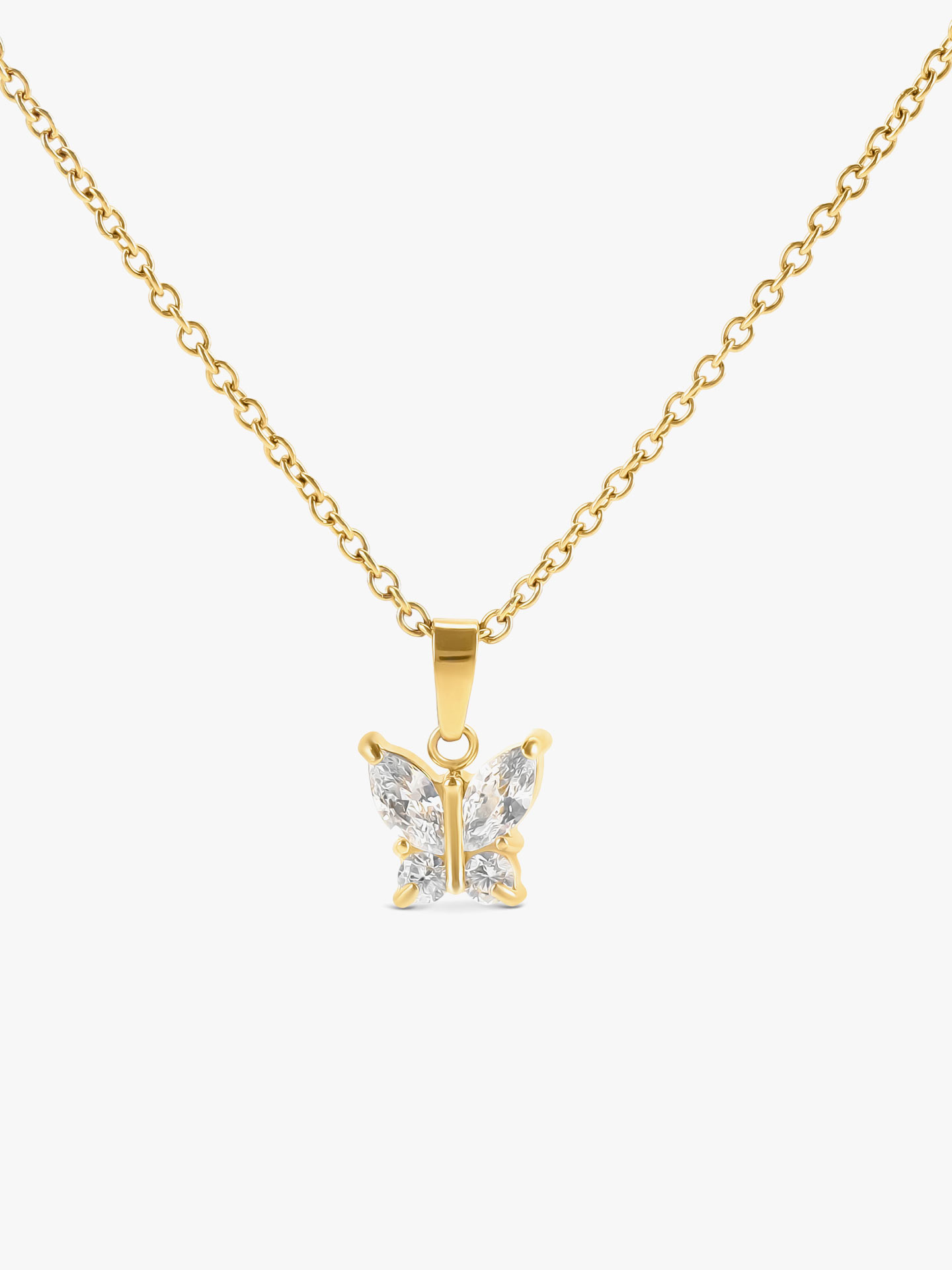 Colar Butterfly Crystal