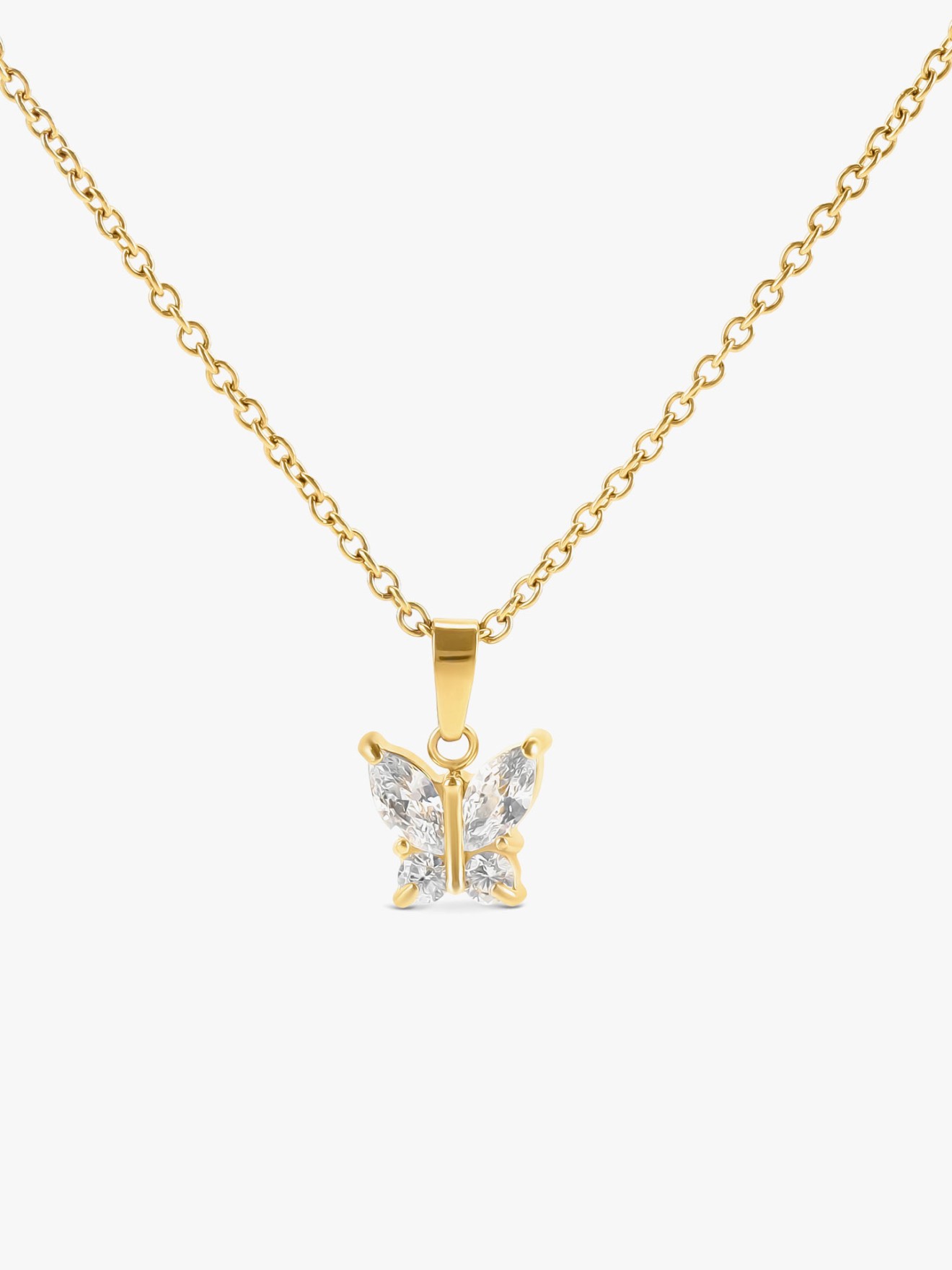 Colar Butterfly Crystal