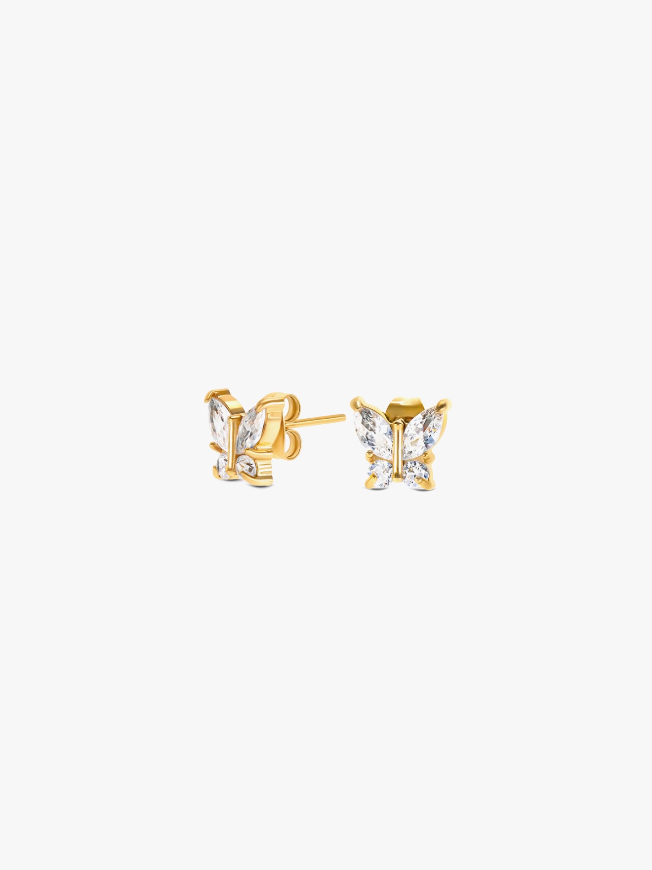 Brincos Butterfly Crystal