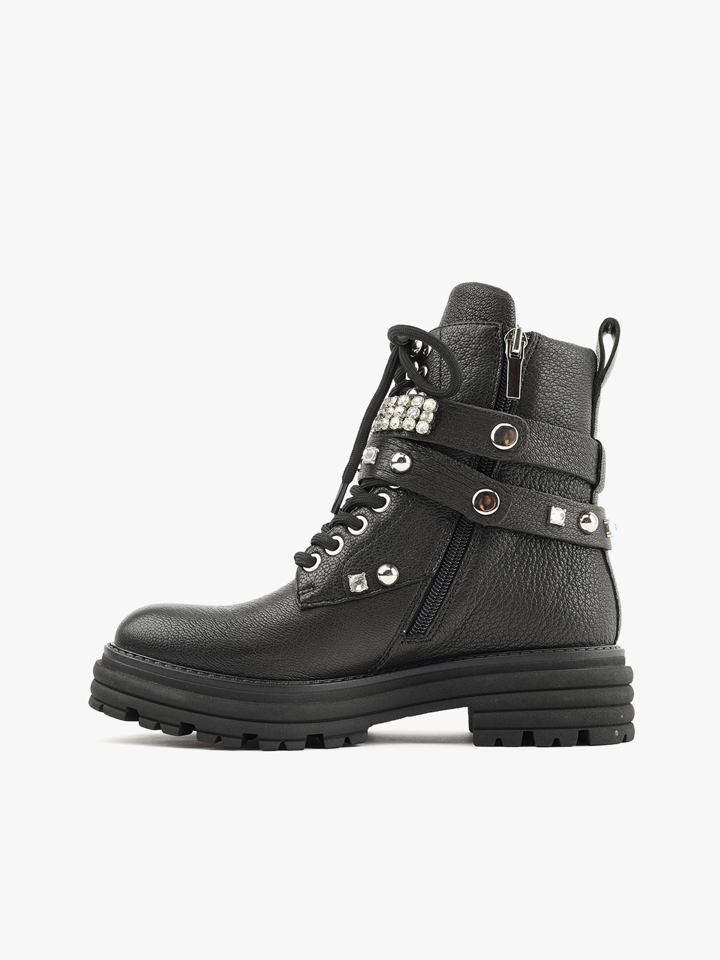 Militar Boots de Pele