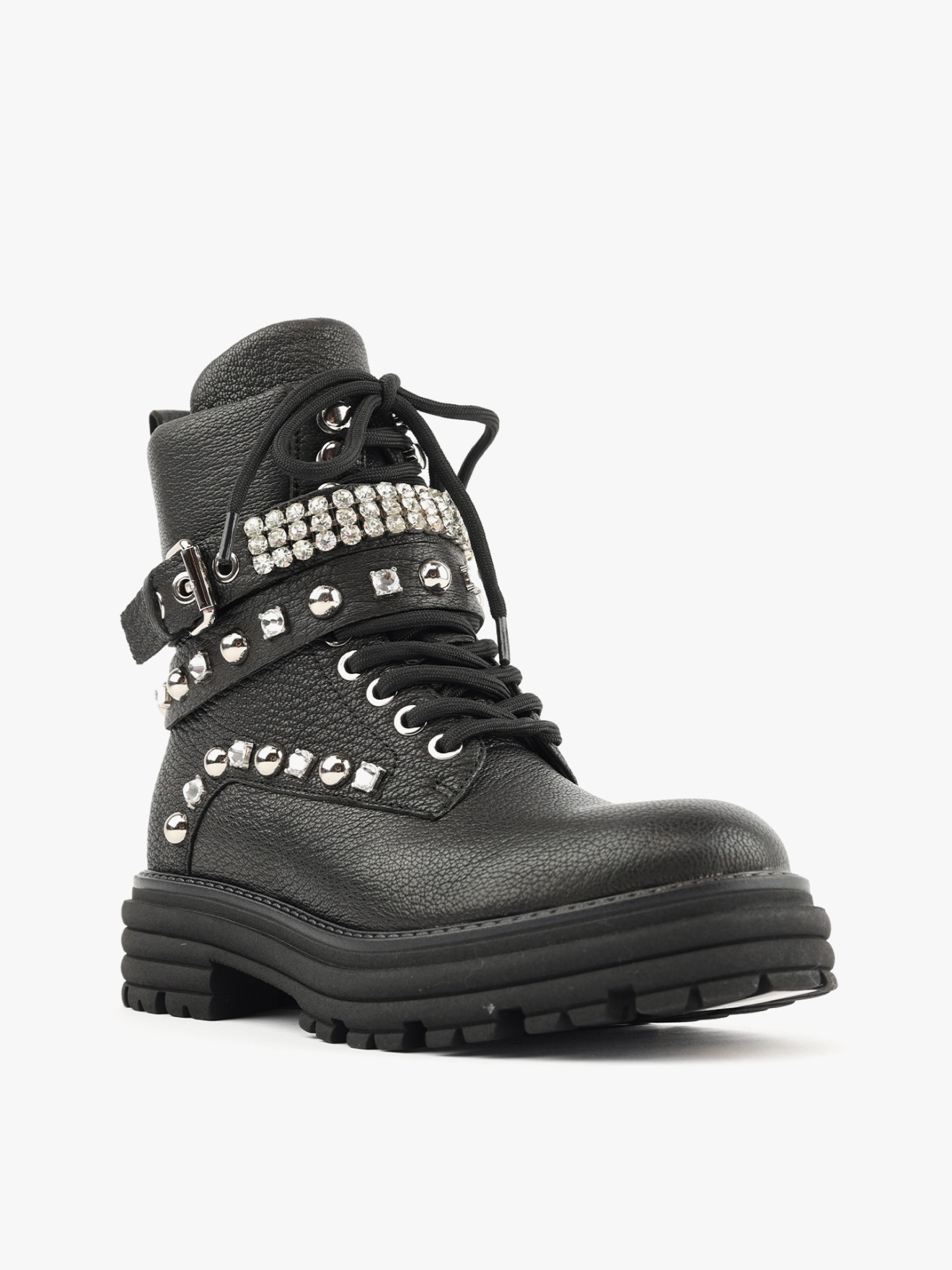 Militar Boots de Pele