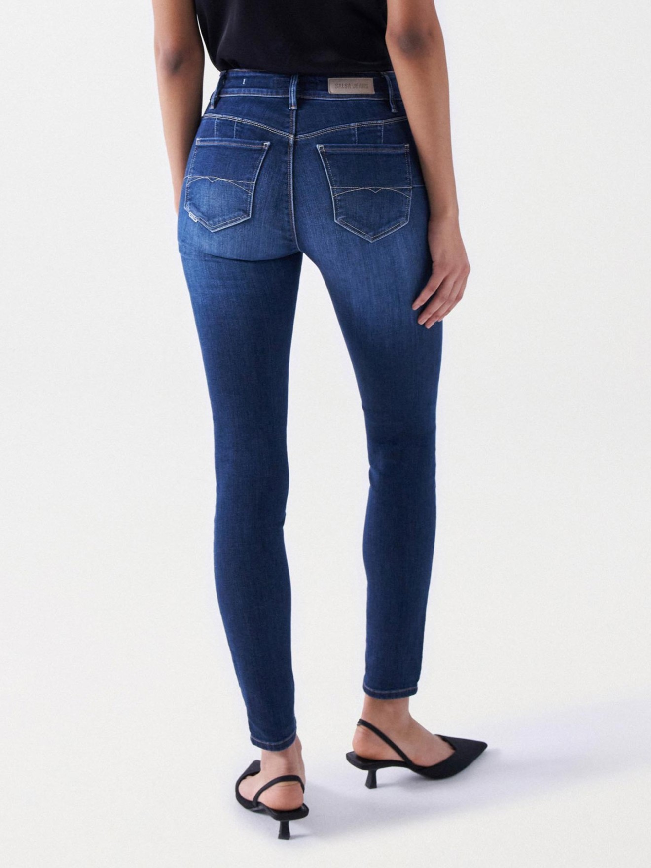 Calças de Ganga Destiny Push Up Skinny Fit