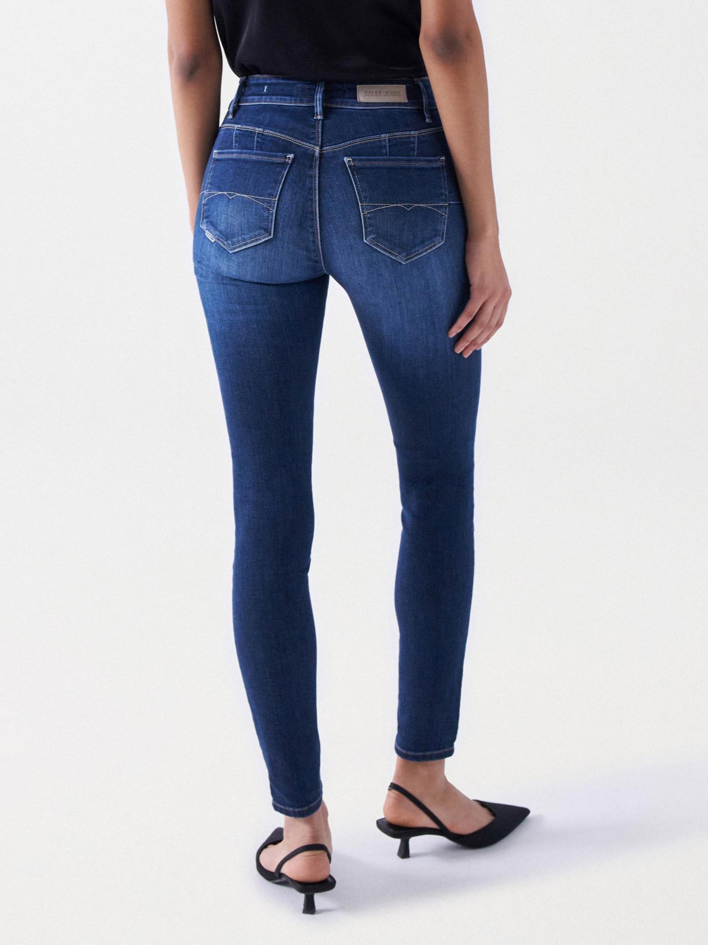 Calças de Ganga Destiny Push Up Skinny Fit