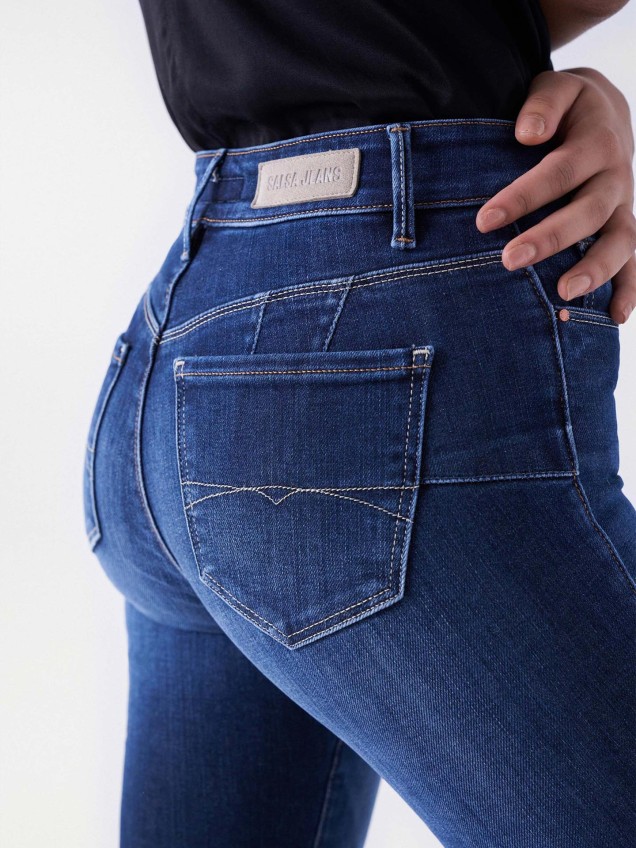 Calças de Ganga Destiny Push Up Skinny Fit