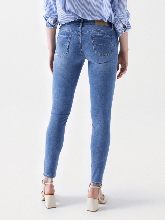Calças de Ganga Wonder Push Up Skinny Fit