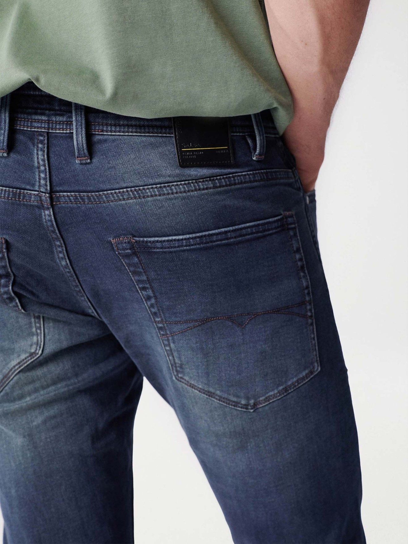 Calças de Ganga Skinny Fit