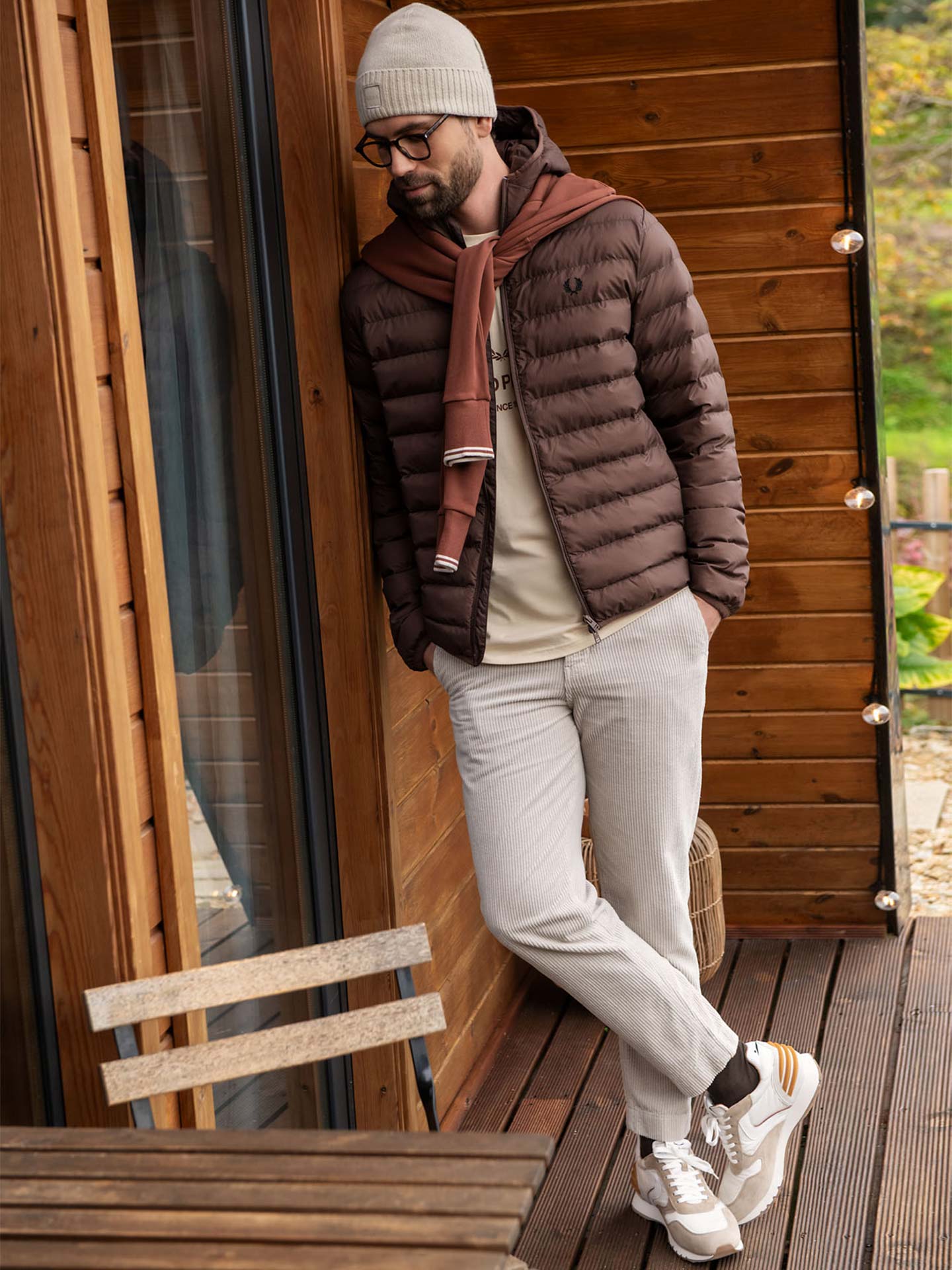 Calças de Bombazine