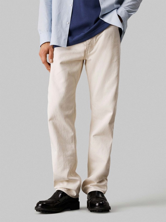 Calças Straight Fit