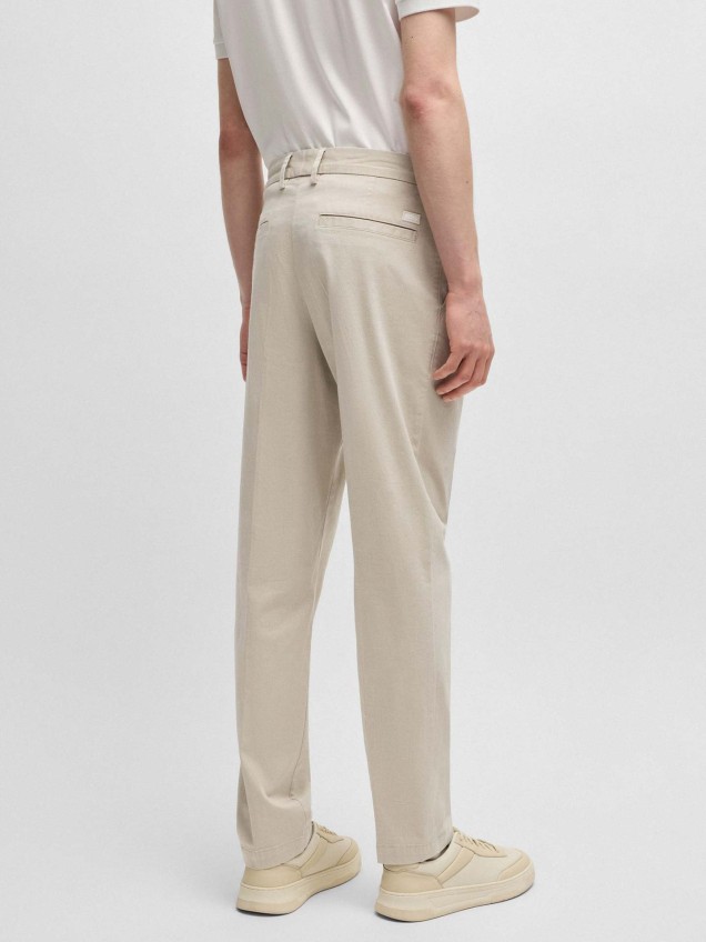 Calças Straight Fit