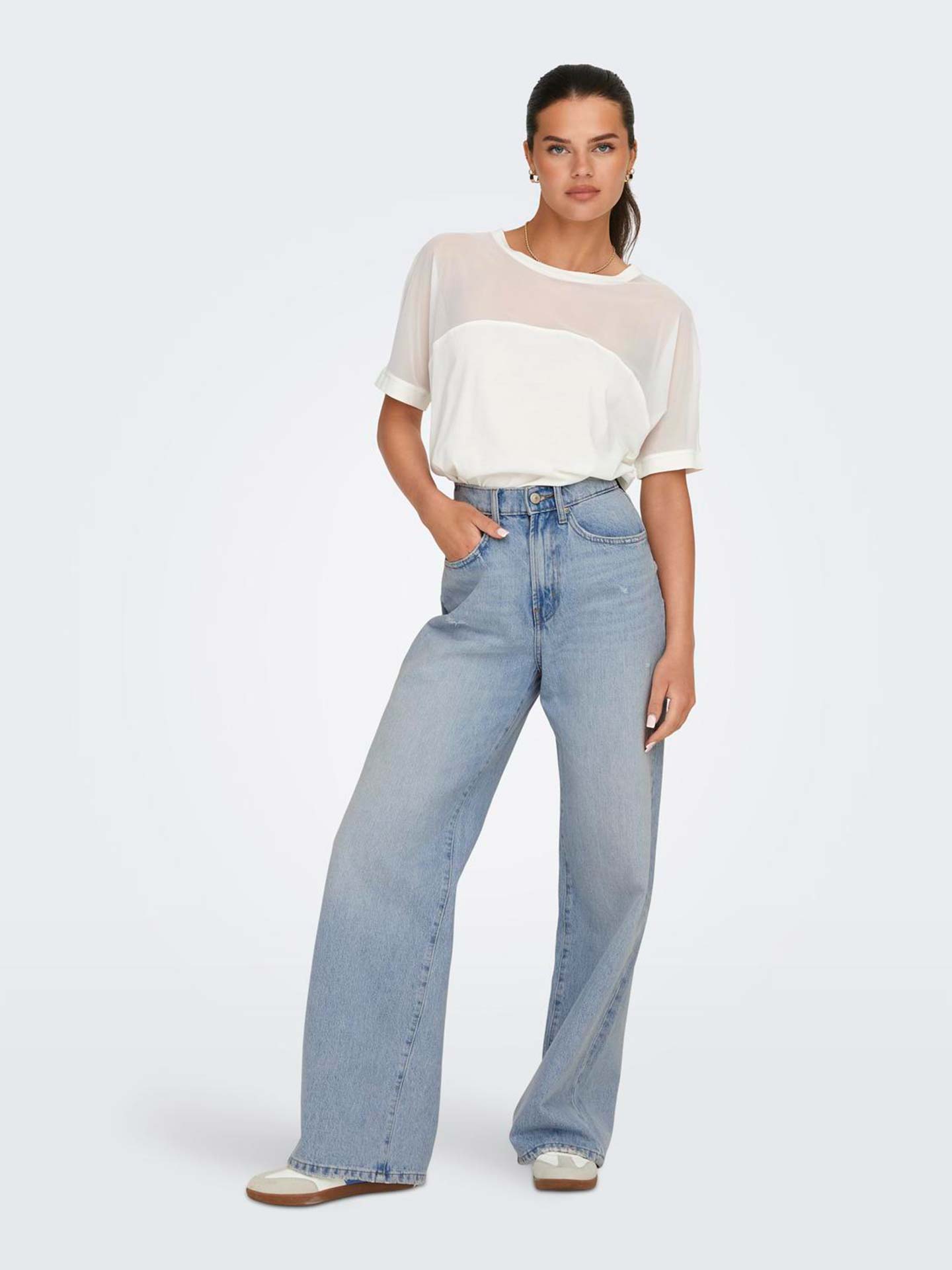 Calças de Ganga Wide Leg