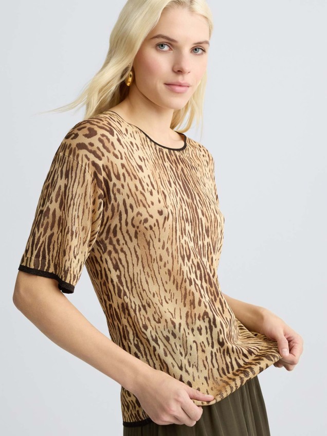 T-Shirt com Padrão