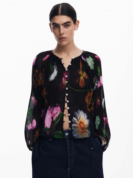 Blusa Drapeada