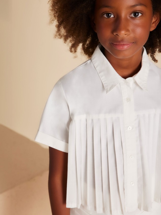 Camisa Plissada