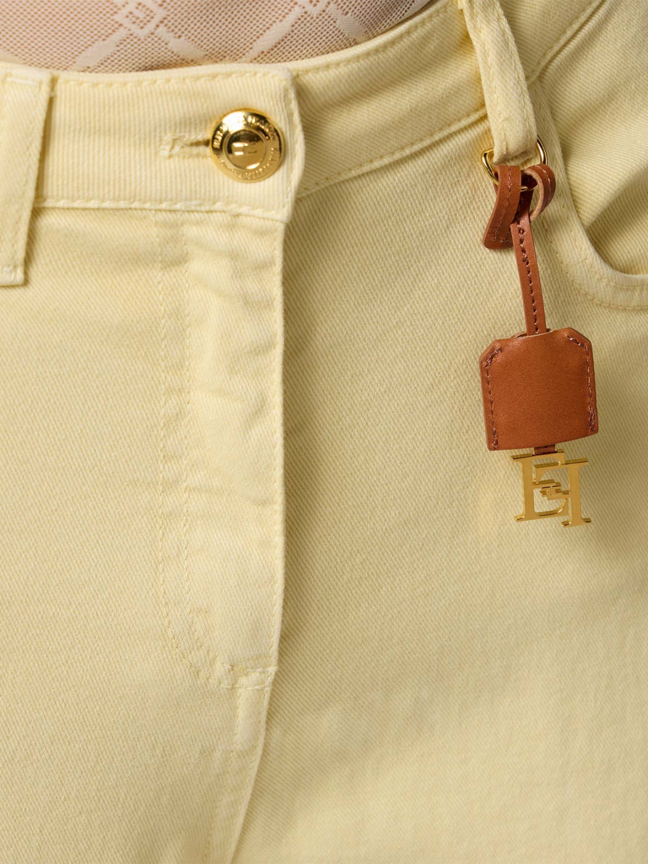 Calças de Ganga Straight Fit